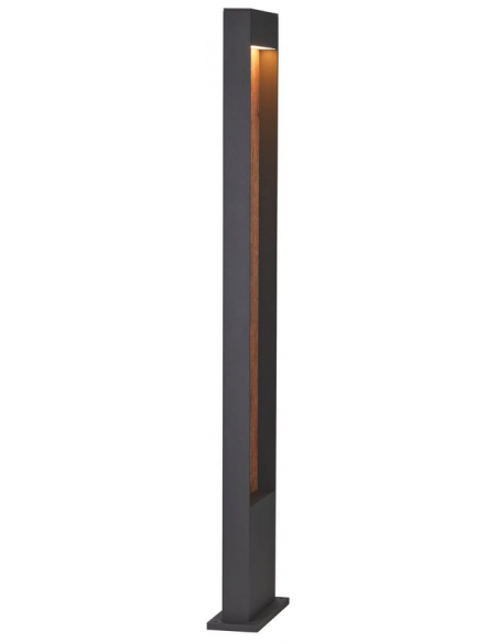 Bedlampe led udendørslamper havelamper indkørsel udendørs gulvlampe sort