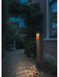 Bedlampe led udendørslamper havelamper indkørsel udendørs gulvlampe sort 2
