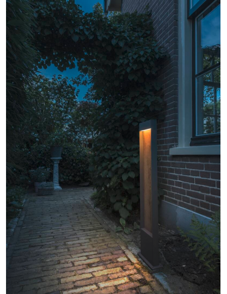 Bedlampe led udendørslamper havelamper indkørsel udendørs gulvlampe sort