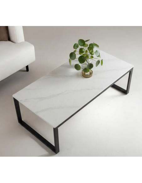 sofabord marmor moderne design hvid sten moderne stuebord
