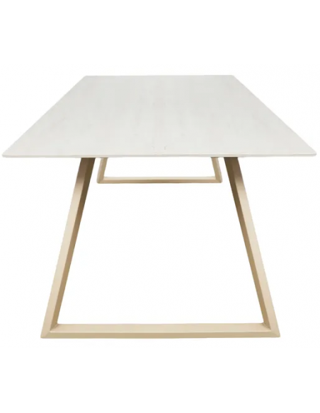 spisebord marmor beige sten moderne design