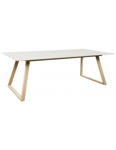 spisebord marmor beige sten moderne design
