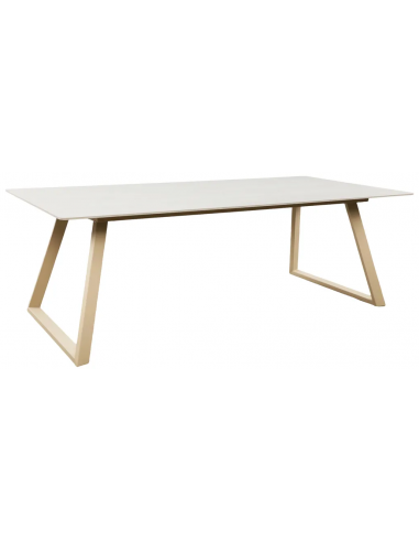 spisebord marmor beige sten moderne design