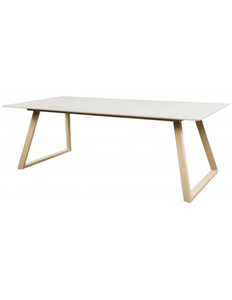 spisebord marmor beige sten moderne design