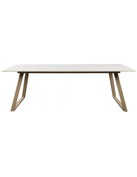 spisebord marmor beige sten moderne design