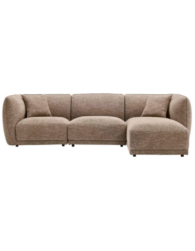 chaiselong sofa stof brun moderne design chaiselongsofa højre venstre