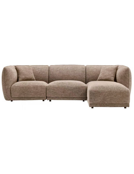 chaiselong sofa stof brun moderne design chaiselongsofa højre venstre