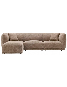 chaiselong sofa stof brun moderne design chaiselongsofa højre venstre