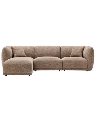 chaiselong sofa stof brun moderne design chaiselongsofa højre venstre