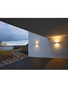 udendørslampe moderne nordisk design led væglampe udendørs havelampe væg up down op ned 2
