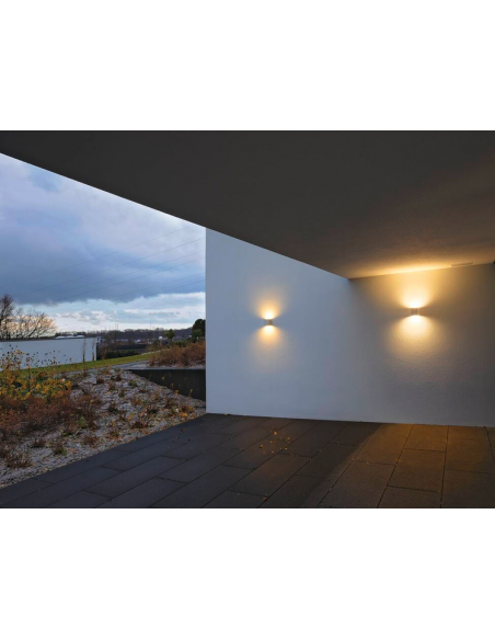 udendørslampe moderne nordisk design led væglampe udendørs havelampe væg up down op ned