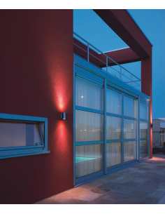 udendørslampe moderne nordisk design led væglampe udendørs havelampe væg up down op ned 2