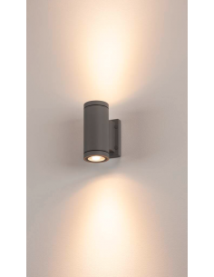udendørslampe moderne nordisk design led væglampe udendørs havelampe væg up down op ned 2