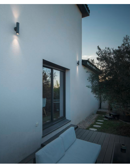udendørslampe moderne nordisk design led væglampe udendørs havelampe væg up down op ned
