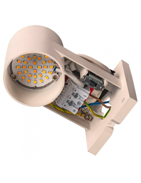 udendørslampe moderne nordisk design led væglampe udendørs havelampe væg rust rustbrun brun corten
