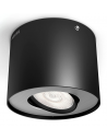 Philips myLiving Phase påbygningsspot i aluminium Ø10,2 cm 4,5W LED - Sort