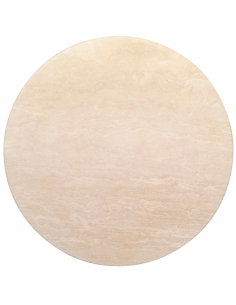 rundt spisebord 130 sten marmor moderne design travertin 2