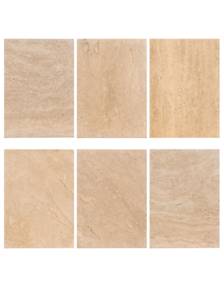 rundt spisebord 130 sten marmor moderne design travertin