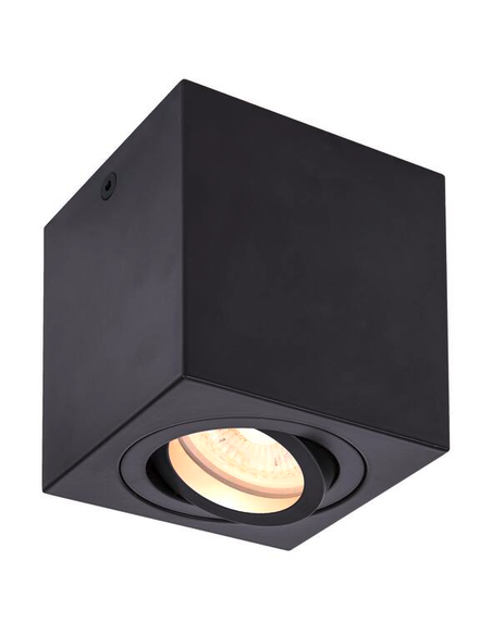 påbygningsspot loftspot spot påbygning led gu10 hvid sort