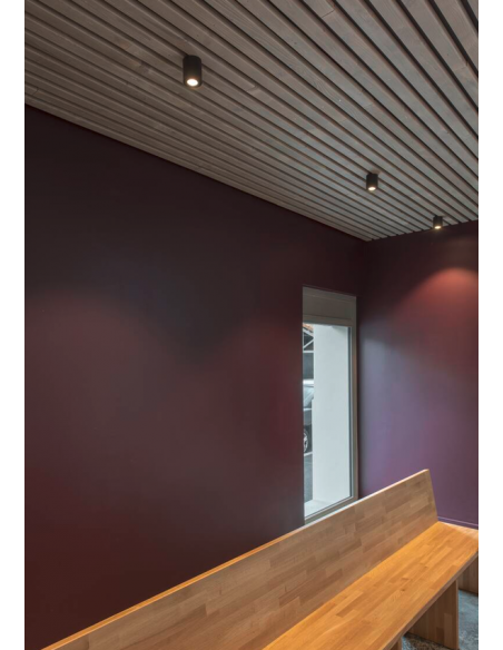 påbygningsspot loftspot spot påbygning led hvid sort rund