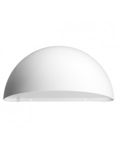 halvmåne udendørslampe moderne nordisk design led væglampe udendørs havelampe væg hvid