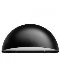 halvmåne udendørslampe moderne nordisk design led væglampe udendørs havelampe væg sort