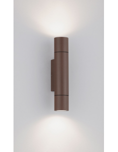 udendørs væglampe gu10 led corten rust up down op ned havelamper udendørsbelysning 2