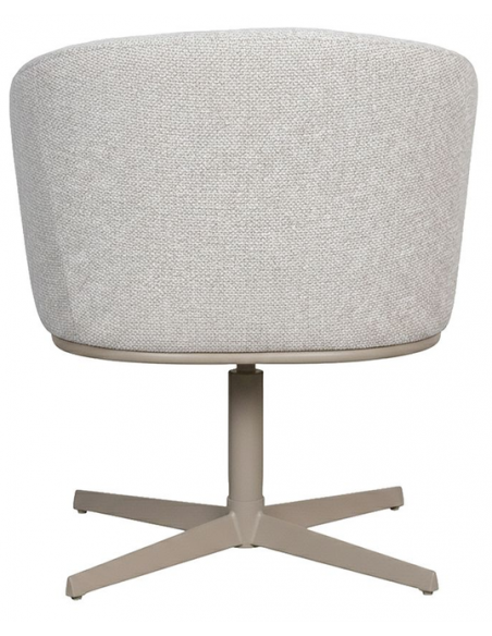 spisebordsstol drejefunktion drejefod stof armlæn drej beige