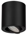GONI Påbygningsspot i aluminium H8,4 cm 1 x GU10 LED - Sort