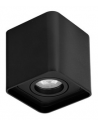 MONIQUE Påbygningsspot i aluminium H8,5 cm 1 x GU10 LED - Sort