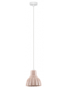 PICCO Pendellampe i keramik Ø16 cm 1 x E14 LED - Hvid/Mokka