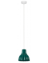 PICCO Pendellampe i keramik Ø16 cm 1 x E14 LED - Hvid/Grøn