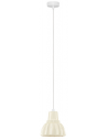 PICCO Pendellampe i keramik Ø16 cm 1 x E14 LED - Hvid/Creme