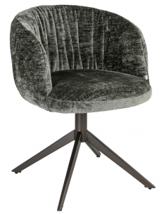 Spisebordsstol med armlæn og drejefod moderne design