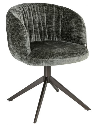 Spisebordsstol med armlæn og drejefod moderne design