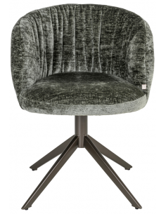 Spisebordsstol med armlæn og drejefod moderne design 2