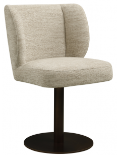 Spisebordsstol med armlæn og drejefod moderne design