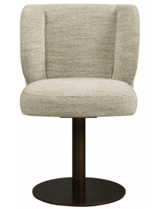 Spisebordsstol med armlæn og drejefod moderne design 2