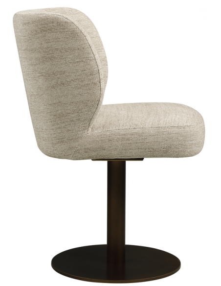 Spisebordsstol med armlæn og drejefod moderne design
