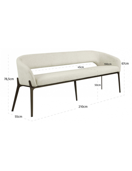 Spisebordsstol spisebænk bænk spisebord bænk moderne design køkkenbænk