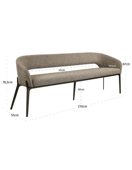 Spisebordsstol spisebænk bænk spisebord bænk moderne design køkkenbænk
