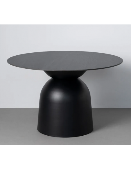 rundt spisebord 120 sort moderne design
