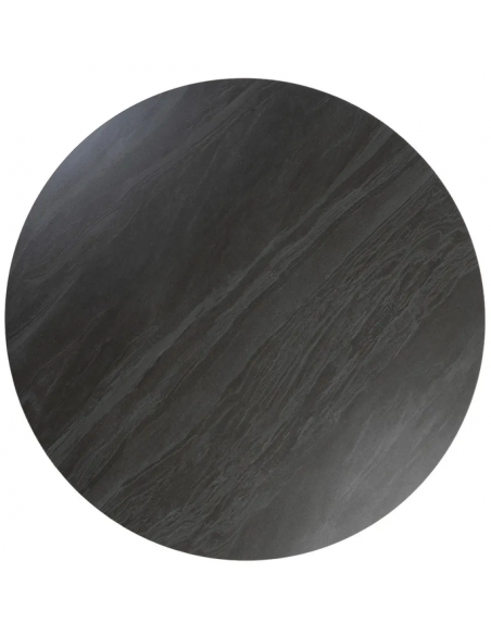 rundt spisebord 120 sort moderne design