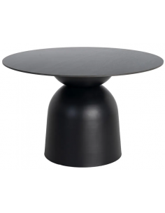 rundt spisebord 120 sort moderne design