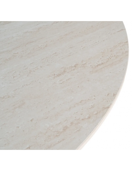 rundt spisebord 120 beige moderne design