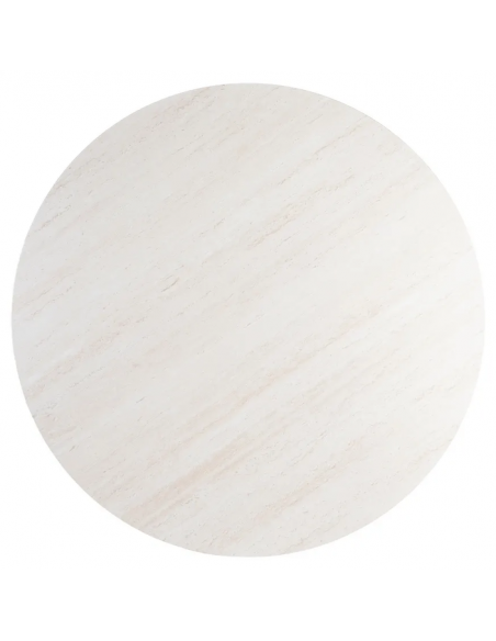rundt spisebord 120 beige moderne design