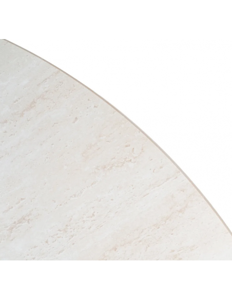 rundt spisebord 120 beige moderne design