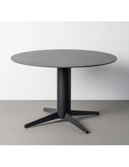 rundt spisebord 120 sort moderne design