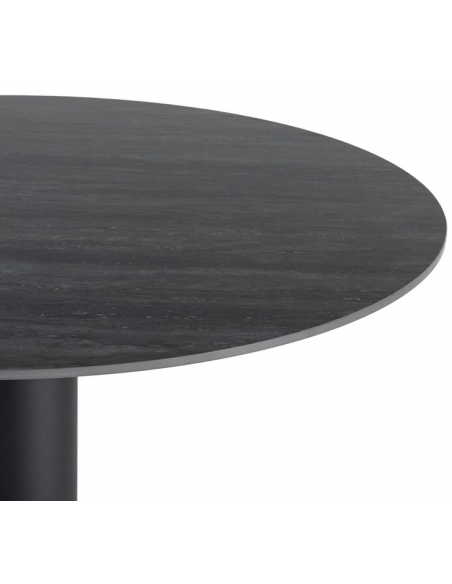 rundt spisebord 120 sort moderne design