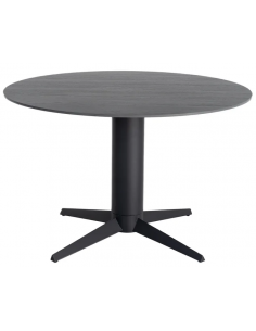 rundt spisebord 120 sort moderne design